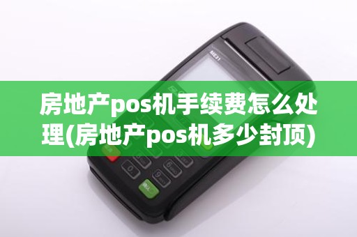房地产pos机手续费怎么处理(房地产pos机多少封顶)