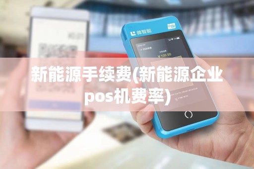 新能源手续费(新能源企业pos机费率)
