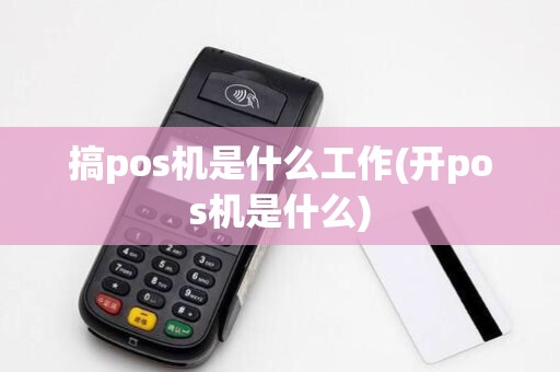 搞pos机是什么工作(开pos机是什么)