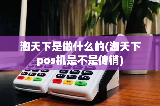 淘天下是做什么的(淘天下pos机是不是传销)
