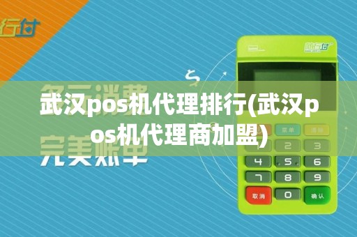 武汉pos机代理排行(武汉pos机代理商加盟)