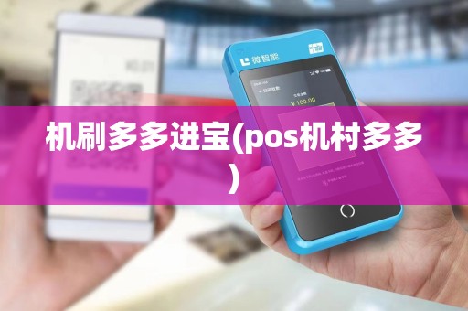 机刷多多进宝(pos机村多多)
