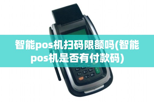 智能pos机扫码限额吗(智能pos机是否有付款码)