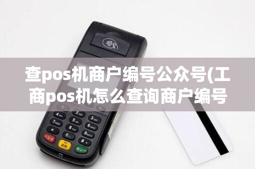 查pos机商户编号公众号(工商pos机怎么查询商户编号)
