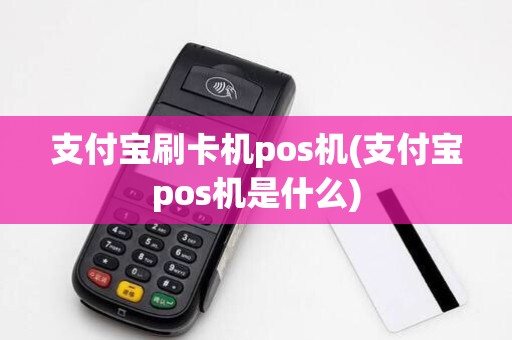 支付宝刷卡机pos机(支付宝pos机是什么)