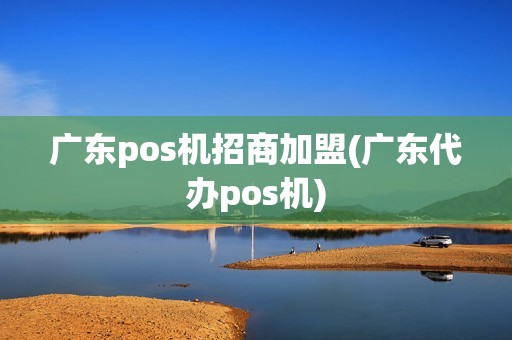 广东pos机招商加盟(广东代办pos机)