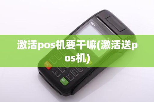 激活pos机要干嘛(激活送pos机)