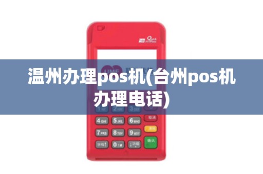 温州办理pos机(台州pos机办理电话)