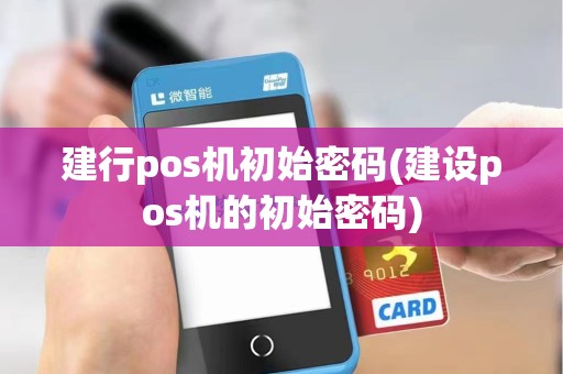 建行pos机初始密码(建设pos机的初始密码)