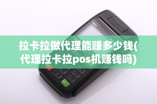 拉卡拉做代理能赚多少钱(代理拉卡拉pos机赚钱吗)
