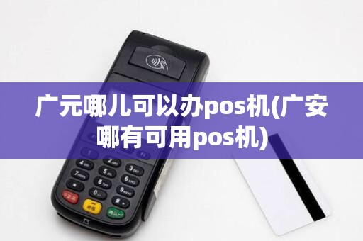 广元哪儿可以办pos机(广安哪有可用pos机)