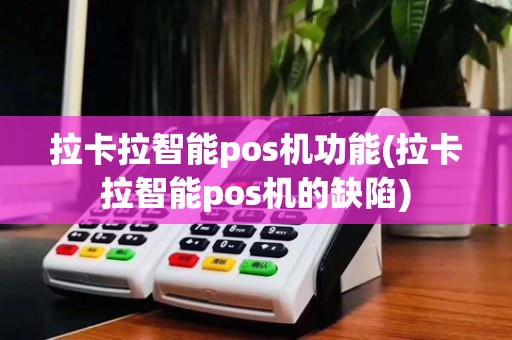 拉卡拉智能pos机功能(拉卡拉智能pos机的缺陷)