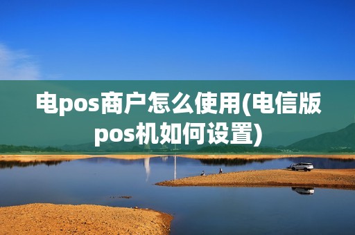 电pos商户怎么使用(电信版pos机如何设置)