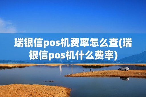 瑞银信pos机费率怎么查(瑞银信pos机什么费率)