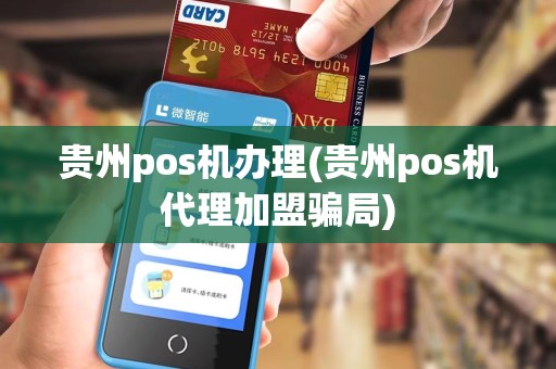 贵州pos机办理(贵州pos机代理加盟骗局)
