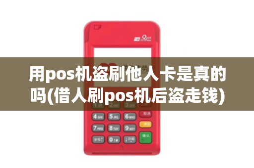 用pos机盗刷他人卡是真的吗(借人刷pos机后盗走钱) 用pos机盗刷他人卡是真的吗(借人刷pos机后盗走钱)