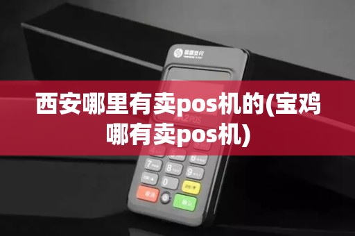 西安哪里有卖pos机的(宝鸡哪有卖pos机)