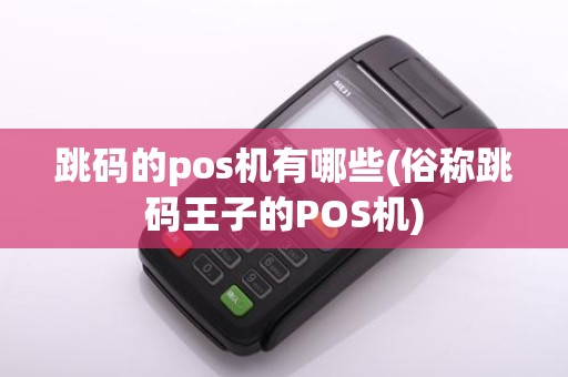 跳码的pos机有哪些(俗称跳码王子的POS机)
