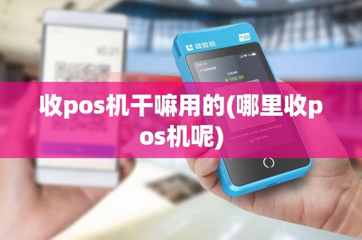 收pos机干嘛用的(哪里收pos机呢)