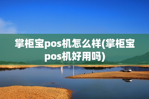 掌柜宝pos机怎么样(掌柜宝pos机好用吗)