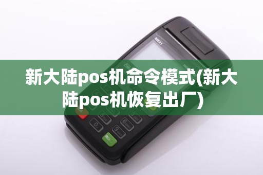 新大陆pos机命令模式(新大陆pos机恢复出厂)