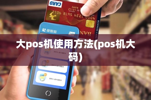 大pos机使用方法(pos机大码)