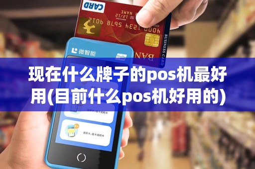 现在什么牌子的pos机最好用(目前什么pos机好用的)