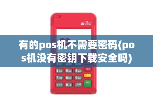 有的pos机不需要密码(pos机没有密钥下载安全吗)