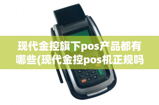 现代金控旗下pos产品都有哪些(现代金控pos机正规吗6)