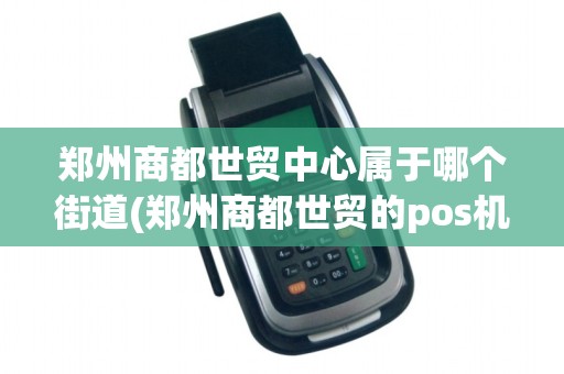 郑州商都世贸中心属于哪个街道(郑州商都世贸的pos机)