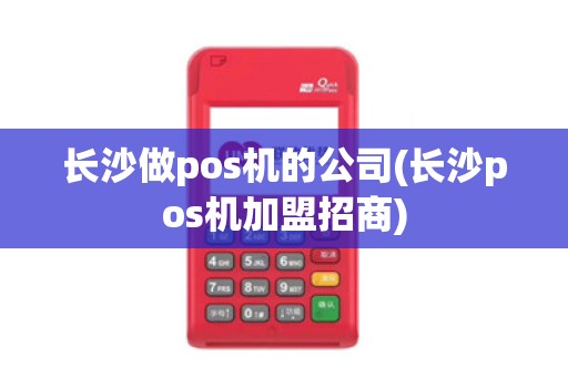 长沙做pos机的公司(长沙pos机加盟招商)