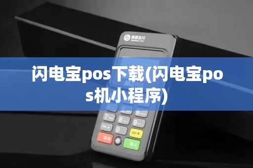 闪电宝pos下载(闪电宝pos机小程序)