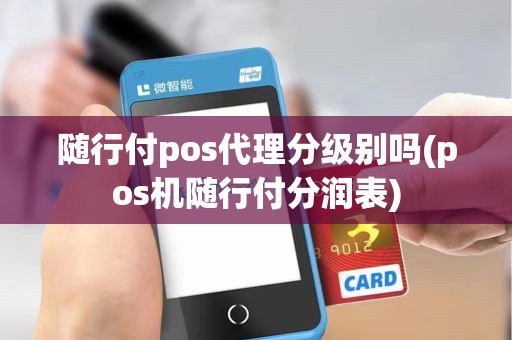 随行付pos代理分级别吗(pos机随行付分润表)