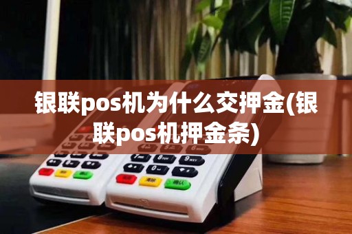 银联pos机为什么交押金(银联pos机押金条)