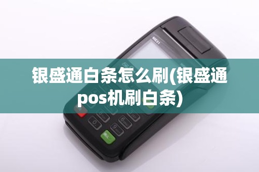 银盛通白条怎么刷(银盛通pos机刷白条)