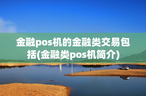 金融pos机的金融类交易包括(金融类pos机简介)