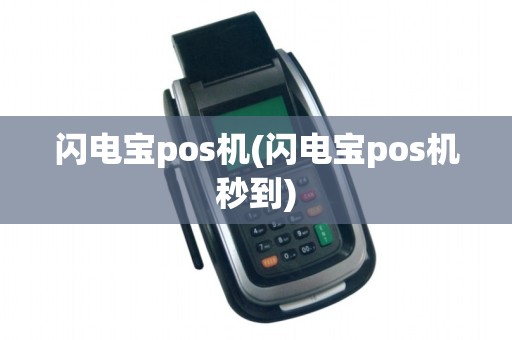 闪电宝pos机(闪电宝pos机秒到)