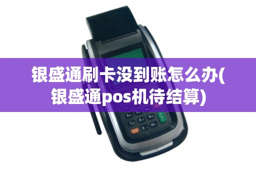 银盛通刷卡没到账怎么办(银盛通pos机待结算)
