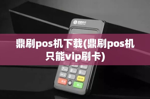 鼎刷pos机下载(鼎刷pos机只能vip刷卡)