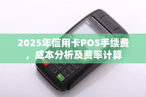 2025年信用卡POS手续费,成本分析及费率计算