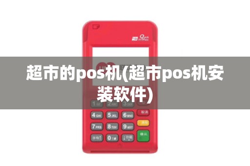 超市的pos机(超市pos机安装软件)