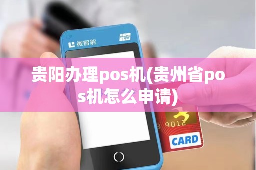 贵阳办理pos机(贵州省pos机怎么申请)