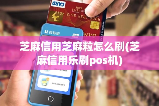 芝麻信用芝麻粒怎么刷(芝麻信用乐刷pos机)