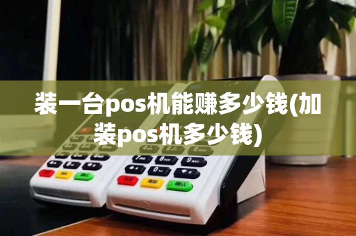 装一台pos机能赚多少钱(加装pos机多少钱)