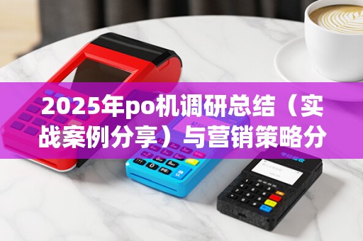 2025年po机调研总结（实战案例分享）与营销策略分析