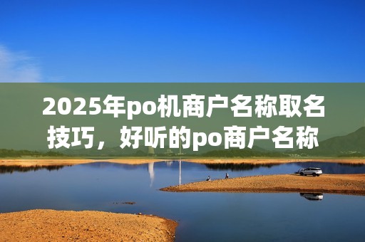 2025年po机商户名称取名技巧，好听的po商户名称大全