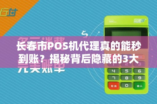 长春市POS机代理真的能秒到账？揭秘背后隐藏的3大风险！