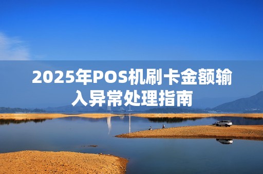 2025年POS机刷卡金额输入异常处理指南