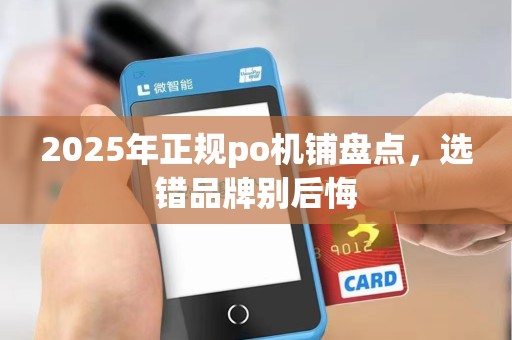 2025年正规po机铺盘点,选错品牌别后悔