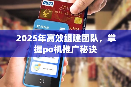 2025年高效组建团队,掌握po机推广秘诀